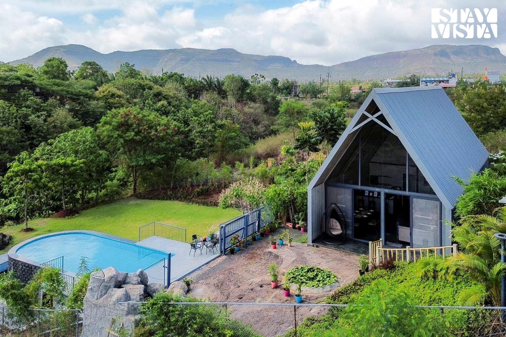 Stayvista'S Celeste Villa - Hill-View Retreat With Infinity Pool Nashik Exterior foto